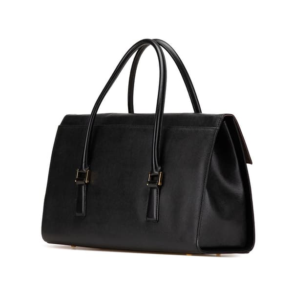 Pre-owned Burberry Leather Handbag Black