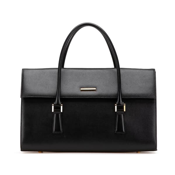 Pre-owned Burberry Leather Handbag Black