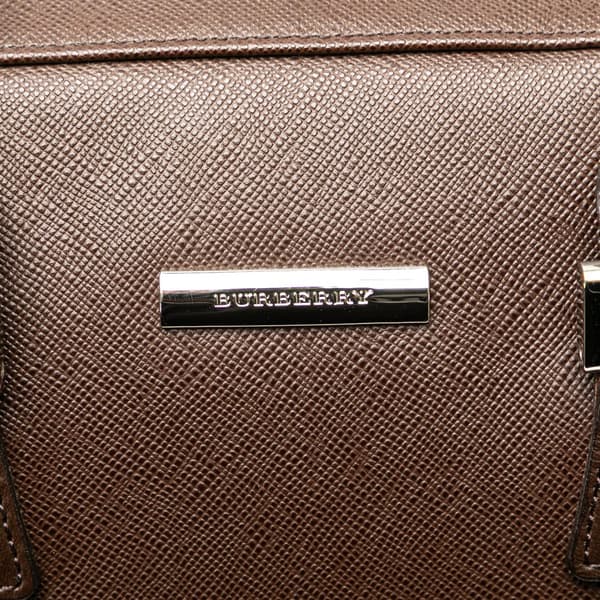 Pre-owned Burberry Leather Handbag Brown
