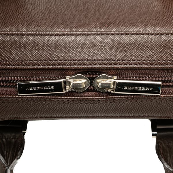 Pre-owned Burberry Leather Handbag Brown