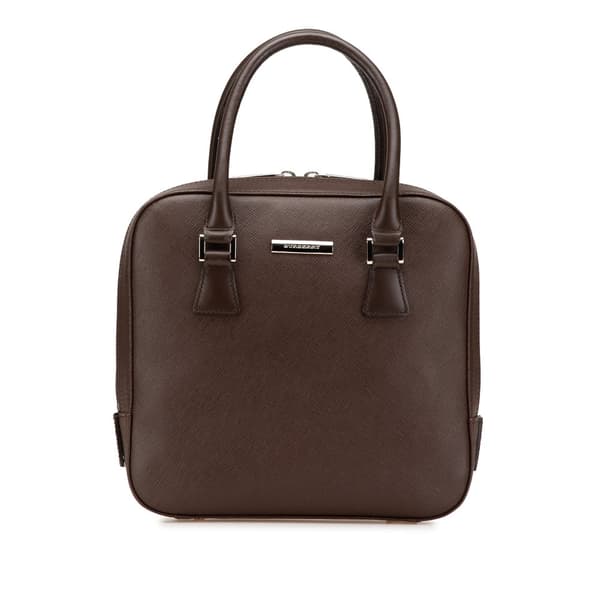 Pre-owned Burberry Leather Handbag Brown