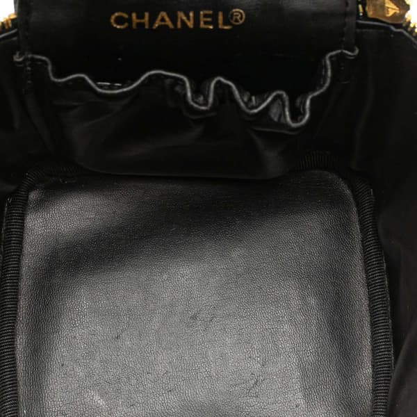 Pre-owned Chanel CC Caviar Vanity Bag Black