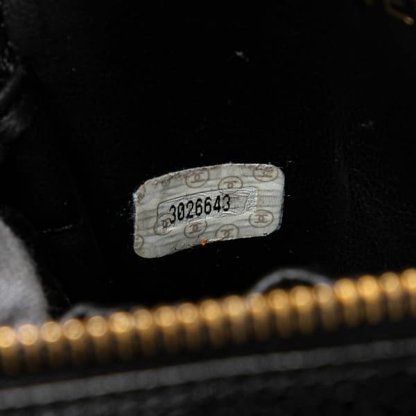 Pre-owned Chanel CC Caviar Vanity Bag Black