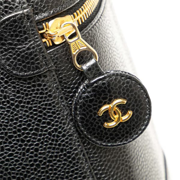 Pre-owned Chanel CC Caviar Vanity Bag Black
