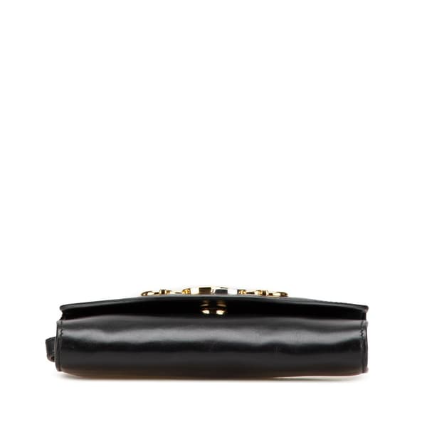 Pre-owned Gucci Mini Leather Zumi Satchel Black