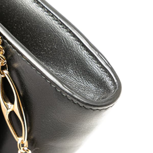 Pre-owned Gucci Mini Leather Zumi Satchel Black