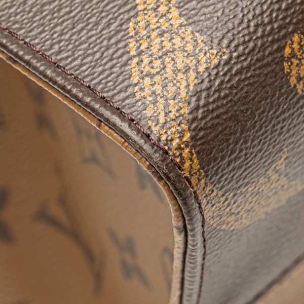 Pre-owned Louis Vuitton Monogram Giant OnTheGo MM Brown