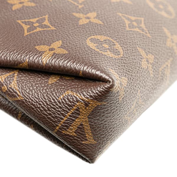 Pre-owned Louis Vuitton Monogram Pallas Clutch Brown