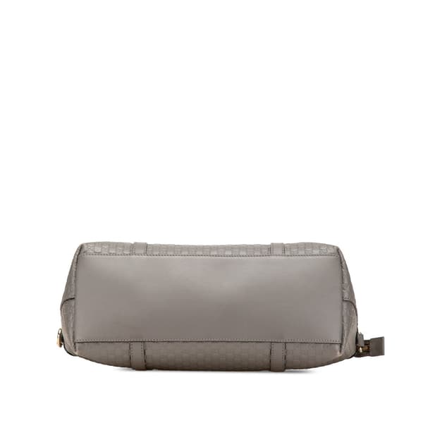 Pre-owned Gucci Small Microguccissima Joy Satchel Gray