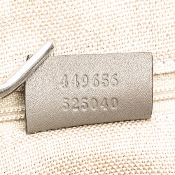 Pre-owned Gucci Small Microguccissima Joy Satchel Gray