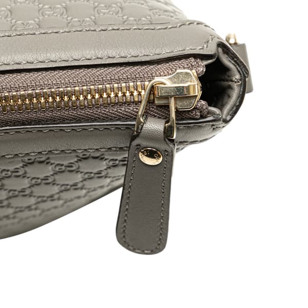 Pre-owned Gucci Small Microguccissima Joy Satchel Gray