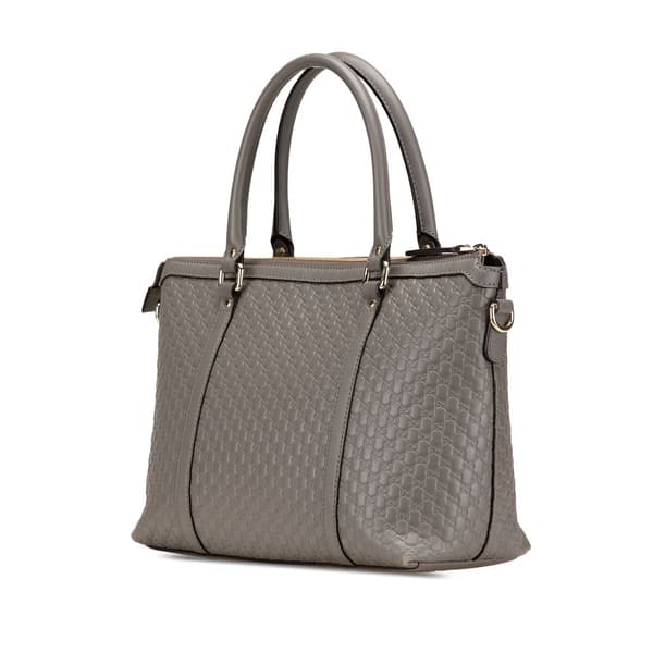 Pre-owned Gucci Small Microguccissima Joy Satchel Gray