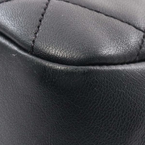 Pre-owned Chanel Medium Lambskin In The Loop Flap Black