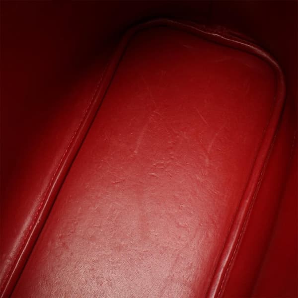 Pre-owned Hermès Fjord Bolide 35 Red