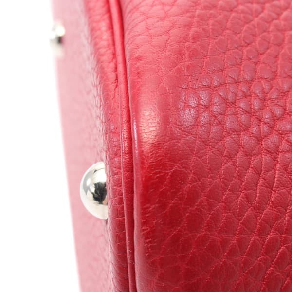 Pre-owned Hermès Fjord Bolide 35 Red