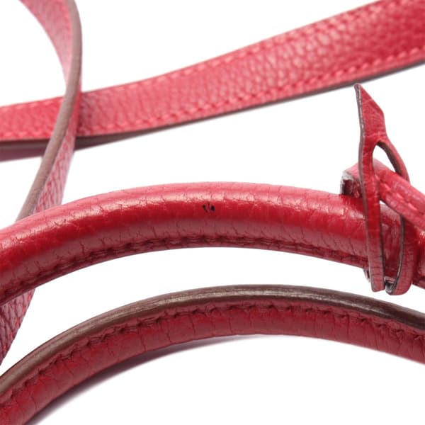 Pre-owned Hermès Fjord Bolide 35 Red