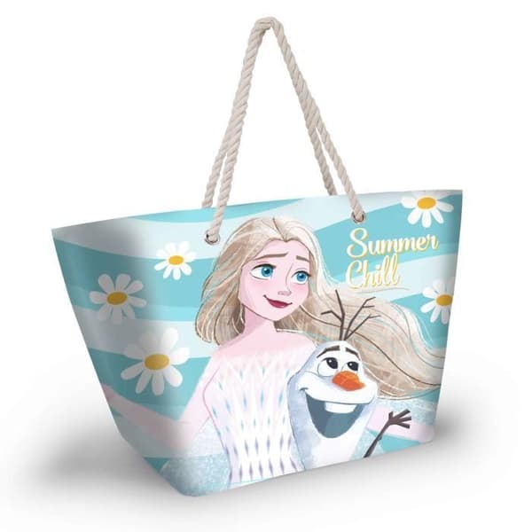 Solsäck Strand - Disney Frost 2 (Frozen) Chill - Blå - En storlek