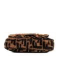 Pikkukuva 3 / 10: Pre-owned Fendi Medium Zucca Shearling Baguette Satchel Brown