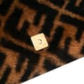 Pikkukuva 8 / 10: Pre-owned Fendi Medium Zucca Shearling Baguette Satchel Brown