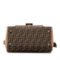Miniatyrbillede 3 af 10: Pre-owned Fendi Zucca Canvas Soft Trunk Satchel Brown