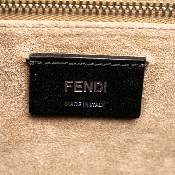 Pre-owned Fendi Zucca Canvas Soft Trunk Satchel Brown