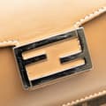 Miniatyrbillede 7 af 10: Pre-owned Fendi Zucca Canvas Soft Trunk Satchel Brown
