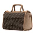 Miniatyrbillede 2 af 10: Pre-owned Fendi Zucca Canvas Soft Trunk Satchel Brown