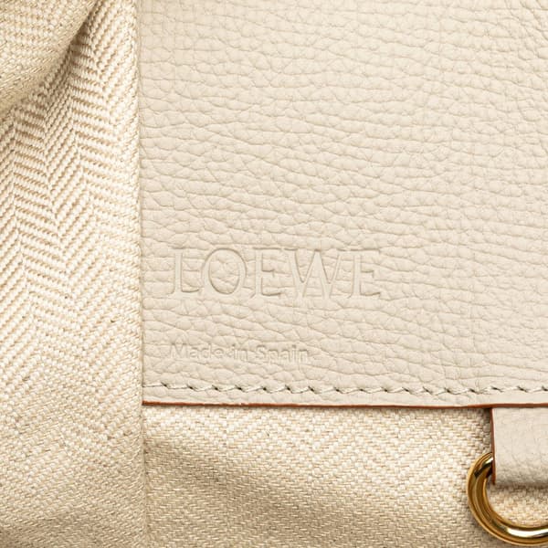 Pre-owned LOEWE Small Grained Calfskin Hammock Bag Brown