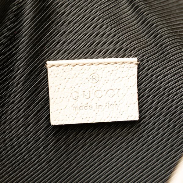 Pre-owned Gucci GG Canvas Abbey D Ring Pochette Brown