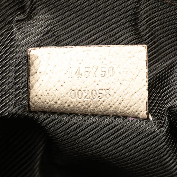 Pre-owned Gucci GG Canvas Abbey D Ring Pochette Brown