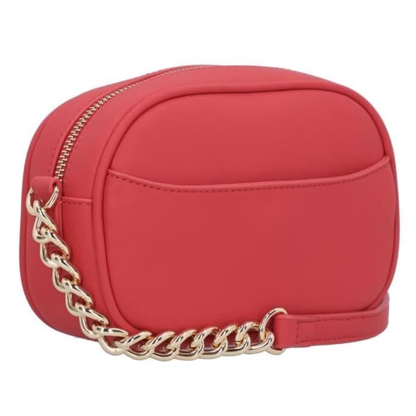 Sidosväska - Love Moschino - Bold Love Mini - 18 cm - Röd - Dragkedja