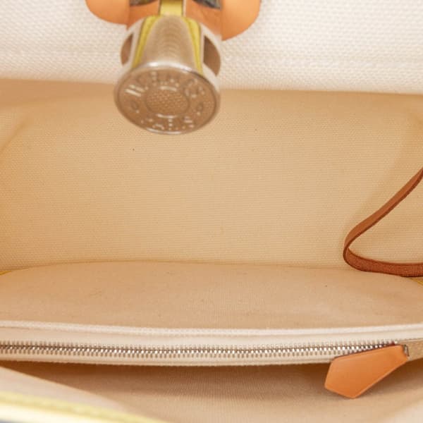 Pre-owned Hermès Toile Herbag Zip 31 Brown
