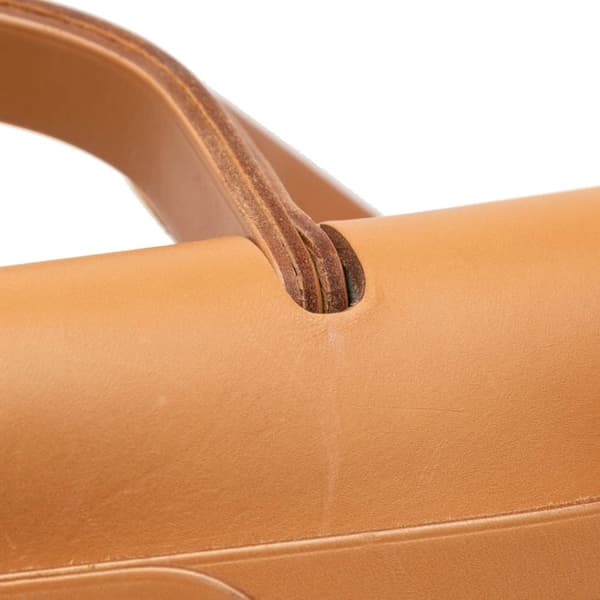 Pre-owned Hermès Toile Herbag Zip 31 Brown