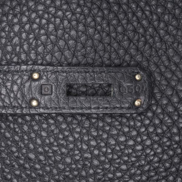 Pre-owned Hermès Togo Birkin Retourne 35 Black
