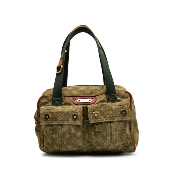 Pre-owned Louis Vuitton Takashi Murakami Monogramouflage Denim Jasmine Green