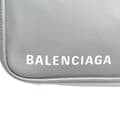 Miniatyrbilde 5 av 10: Pre-owned Balenciaga Medium Leather Triangle Duffle Bag Gray