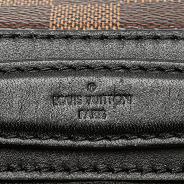 Pre-owned Louis Vuitton Damier Ebene Santa Monica Brown