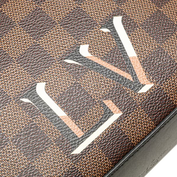 Pre-owned Louis Vuitton Damier Ebene Santa Monica Brown