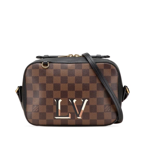 Pre-owned Louis Vuitton Damier Ebene Santa Monica Brown