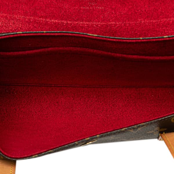 Pre-owned Louis Vuitton Monogram Sonatine Brown