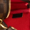 Miniatyrbild 6 av 10: Pre-owned Louis Vuitton Damier Ebene Mini Pochette Accessoires Brown