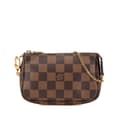 Miniatyrbild 1 av 10: Pre-owned Louis Vuitton Damier Ebene Mini Pochette Accessoires Brown