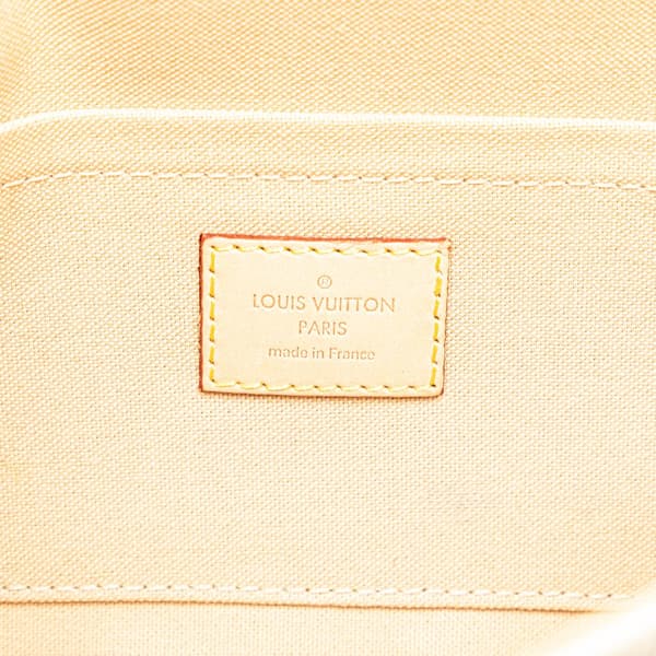 Pre-owned Louis Vuitton Damier Azur Favorite MM White