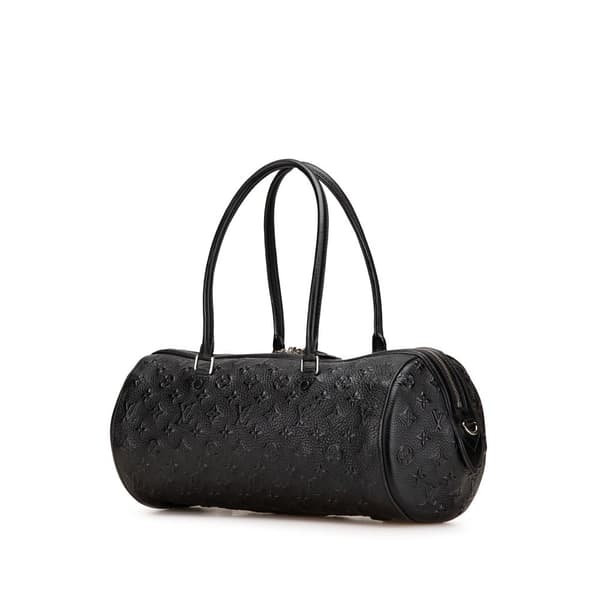Pre-owned Louis Vuitton Monogram Revelation Neo Papillon GM Black