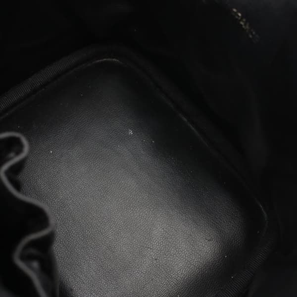 Pre-owned Chanel CC Caviar Vanity Case Black