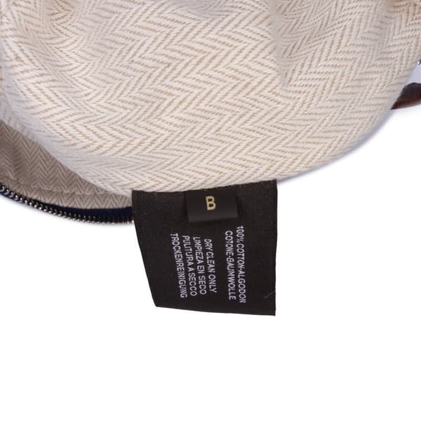 Pre-owned Hermès Small Toile Bride A Brac Blue