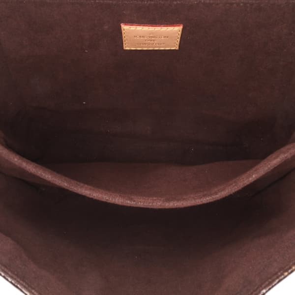 Pre-owned Louis Vuitton Monogram Pochette Metis Brown