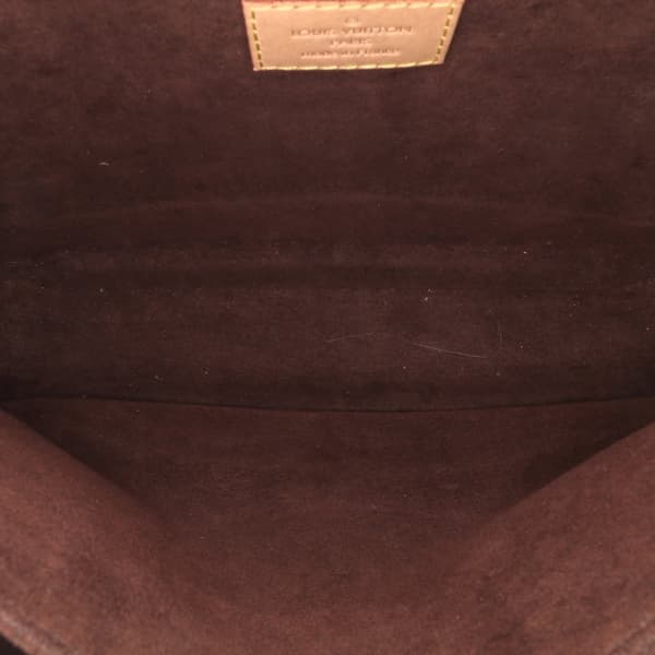 Pre-owned Louis Vuitton Monogram Pochette Metis Brown