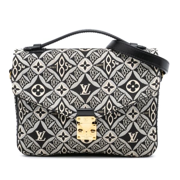 Pre-owned Louis Vuitton Since 1854 Pochette Metis Black