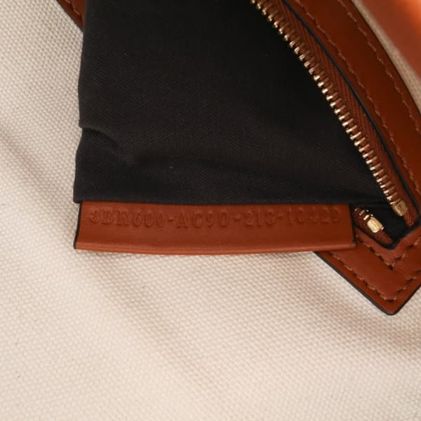 Pre-owned Fendi Zucca Embroidered Canvas Baguette Satchel Brown